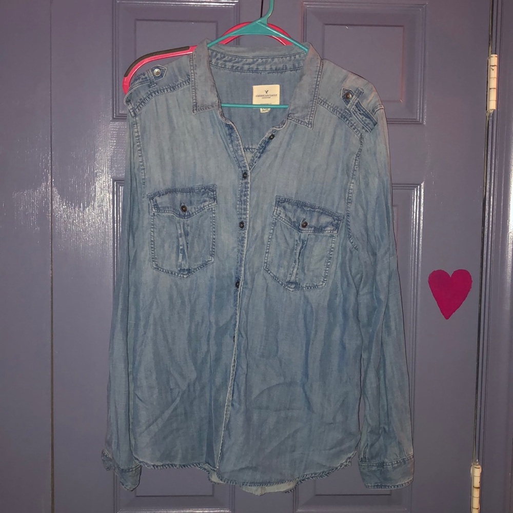 American Eagle Chambray Shirt